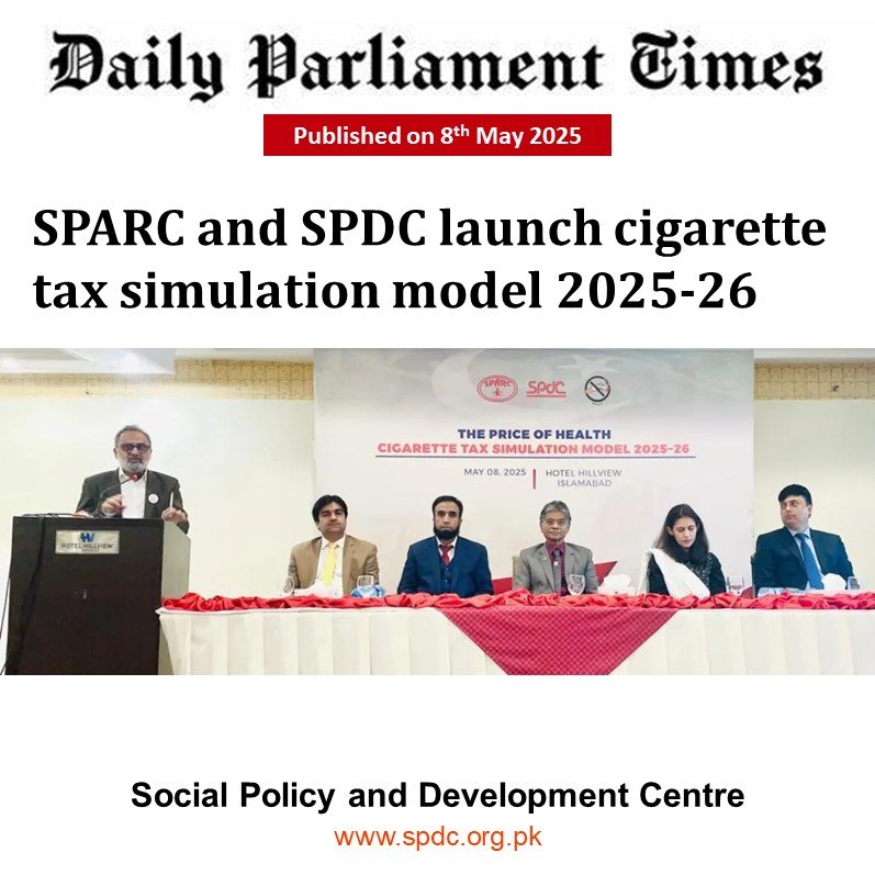 SPARC and SPDC launch cigarette tax simulation model 2025-2