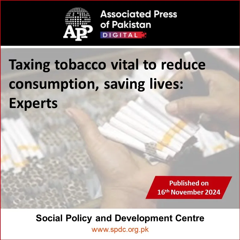 Taxing tobacco vital to reduce consumption, saving lives: Experts