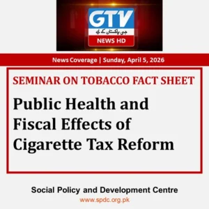 GTV MEDIA REPORT OF PUBLIC HEALTH AND FISCAL EFFECTS OF CIGARETTE TAX REFORM