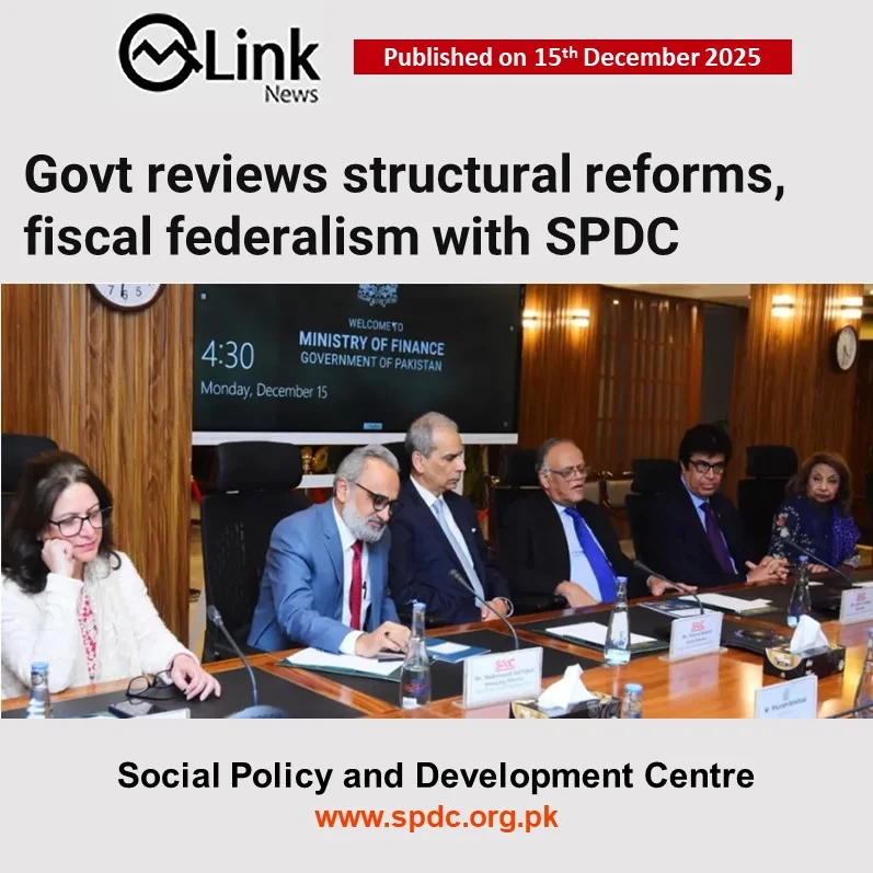 Govt reviews structural reforms, fiscal federalism with SPDC