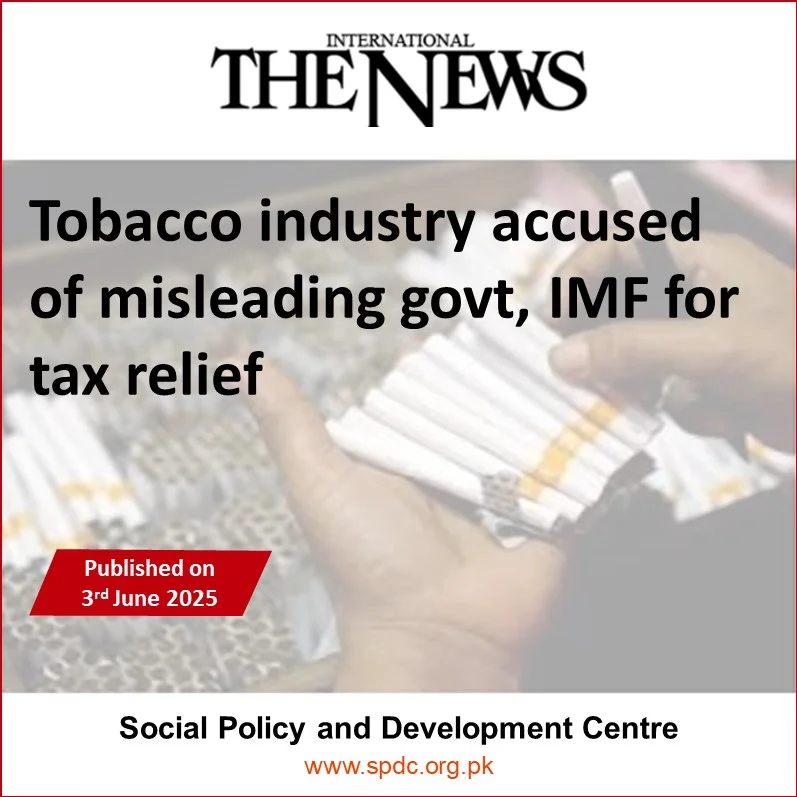 Tobacco industry accused of misleading govt, IMF for tax relief
